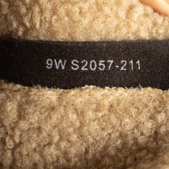 Softwalk Brown Suede Ankle Mid Calf Boots Size 9 Wide Faux Shearling Fur Buckle - Picture 11 of 11
